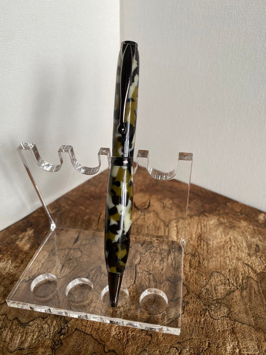 Funline - Slimline Acrylic Gun Metal Pen - Camo - #WI47